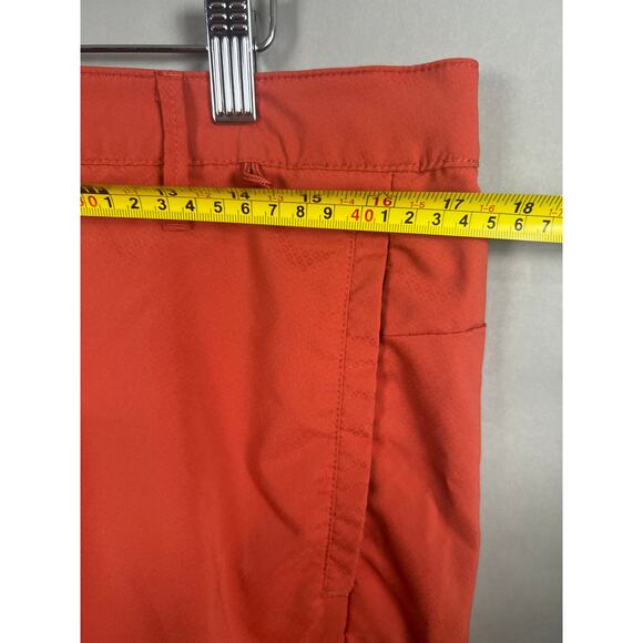 All In Motion Polyester Orange Shorts 36 Protection Soft Elastic Travel - Picture 3 of 7